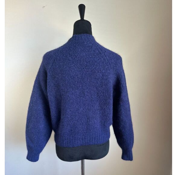 Paloma Wool Women's Cut Piero Knit Face Jumper Sweater Blue Alpaca Wool Size U - Picture 4 of 9